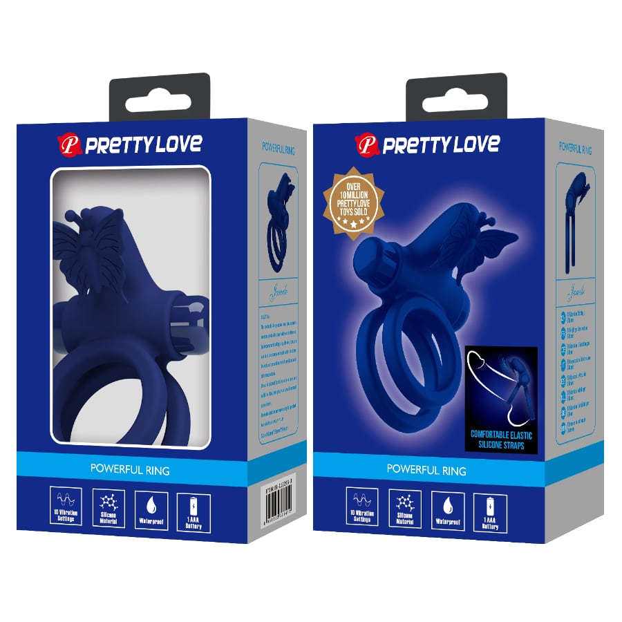 Pretty Love Jamele Powerful Ring Blue - Hashtag Desire