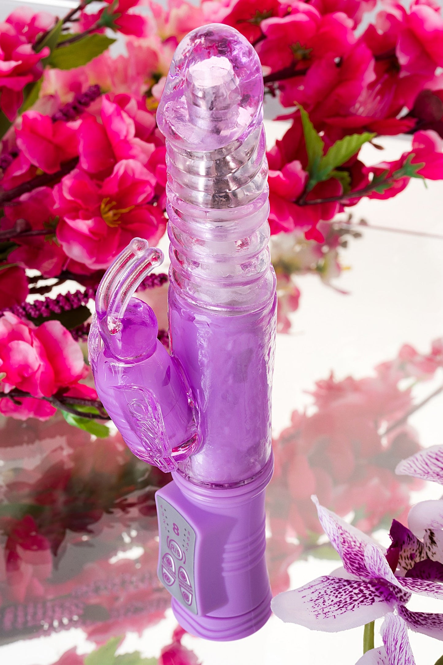 A Toys Serk High-Tech Vibrator Butterfly Shape 24.5cm Pink - Hashtag Desire