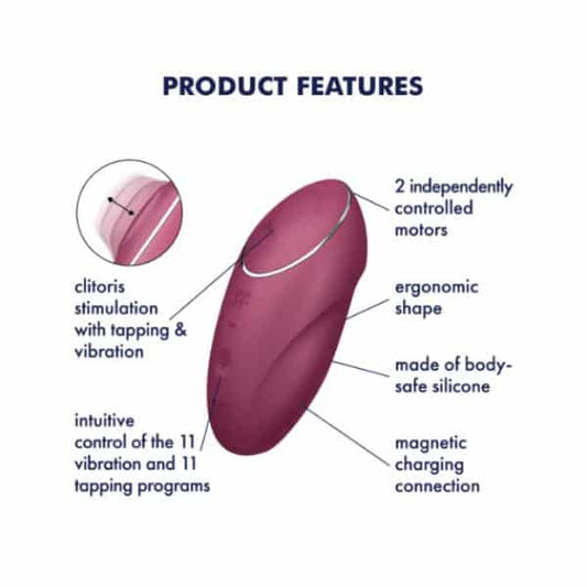 Satisfyer Tap & Climax 1 - Hashtag Desire