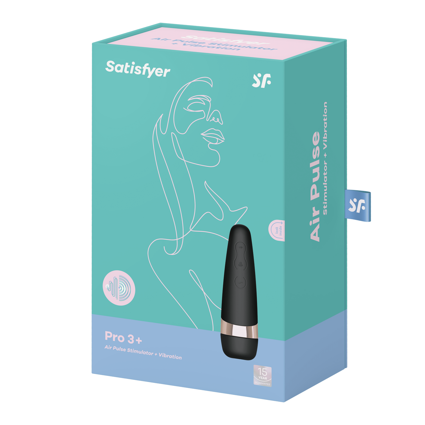 Satisfyer Pro 3+ Black - Hashtag Desire