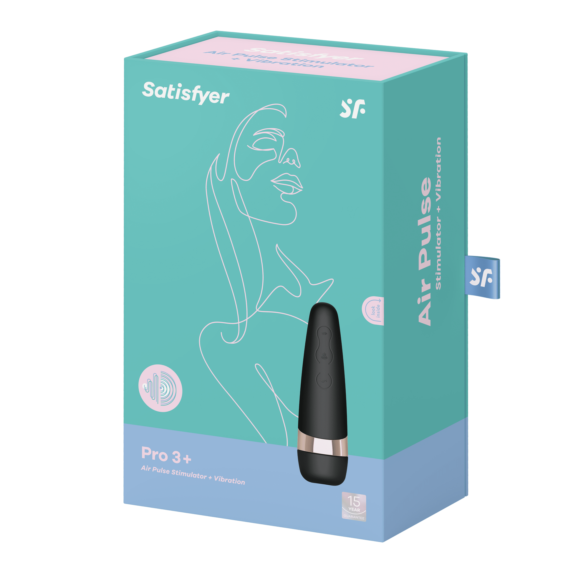 Satisfyer Pro 3+ Black - Hashtag Desire