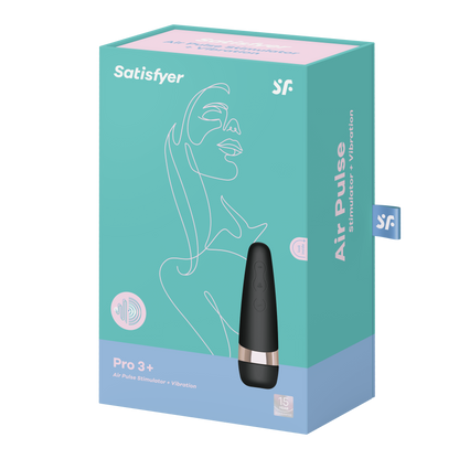 Satisfyer Pro 3+ Black - Hashtag Desire