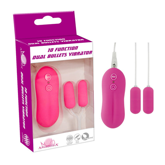 10 Function Dual Bullets Vibrator - Hashtag Desire