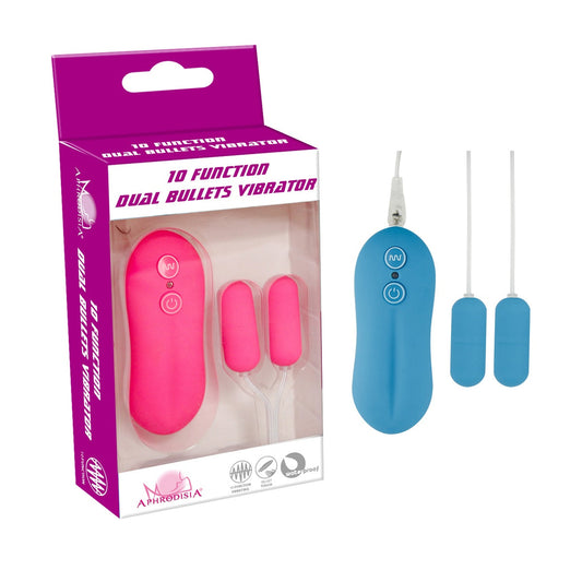 10 Function Dual Bullets Vibrator - Hashtag Desire