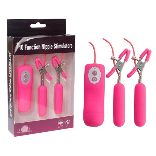 10 Function Nipple Stimulators - Hashtag Desire