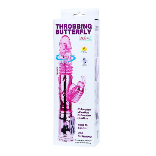 Baile Throbbing Butterfly Vibe Pink