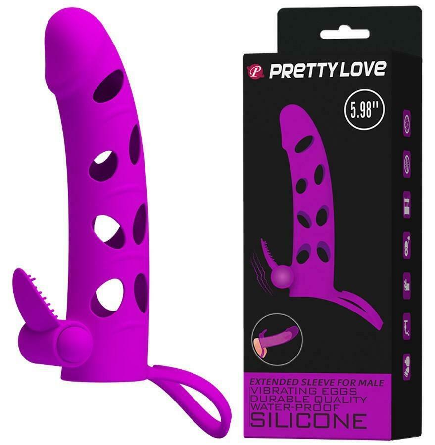 PRETTY LOVE SLEEVE WITH STRAP & BULLET PURPLE - Hashtag Desire