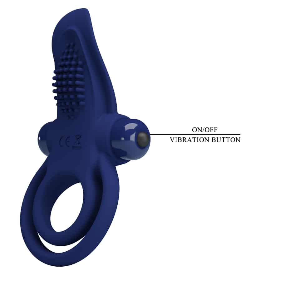 Pretty Love Bronson Powerful Ring Blue - Hashtag Desire