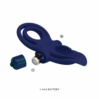 Pretty Love Bronson Powerful Ring Blue - Hashtag Desire