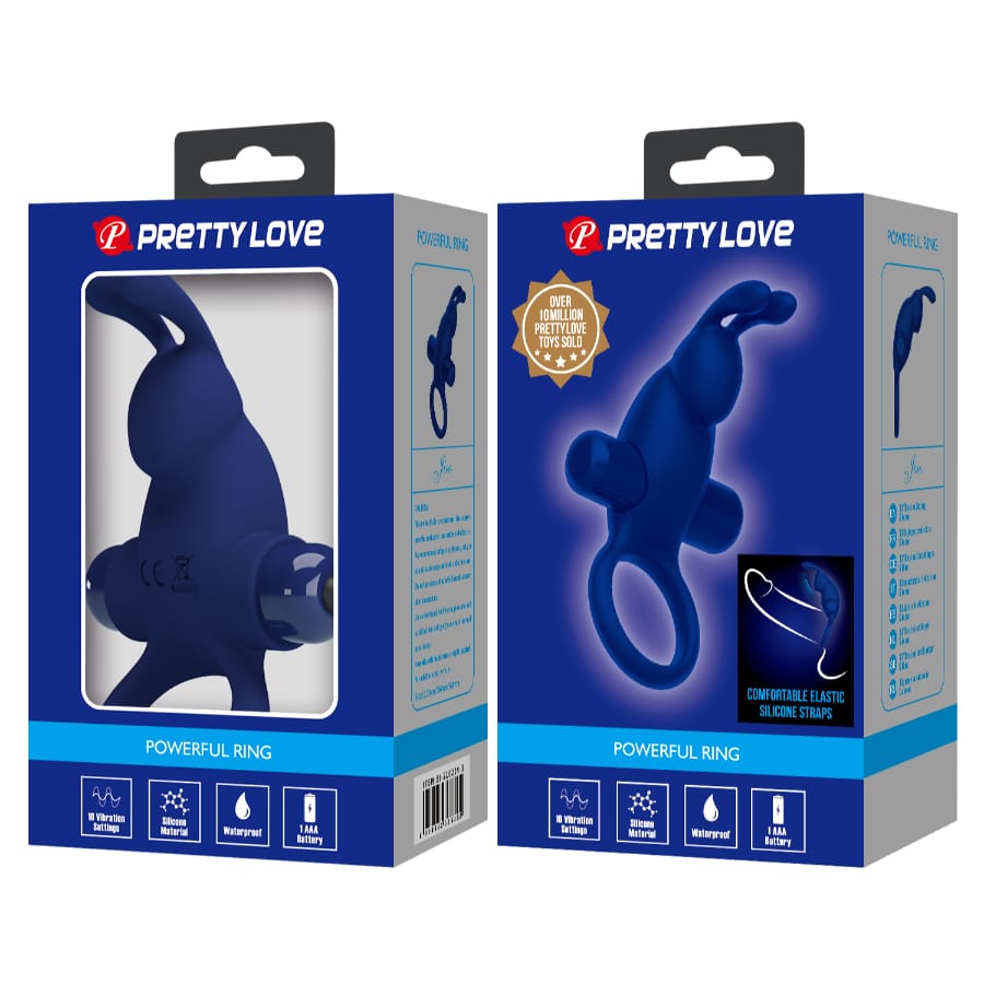 Pretty Love Jiro Powerful Ring Blue - Hashtag Desire