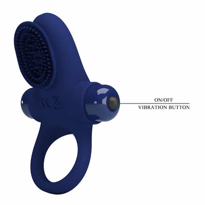 Pretty Love Palle Powerful Ring Blue - Hashtag Desire