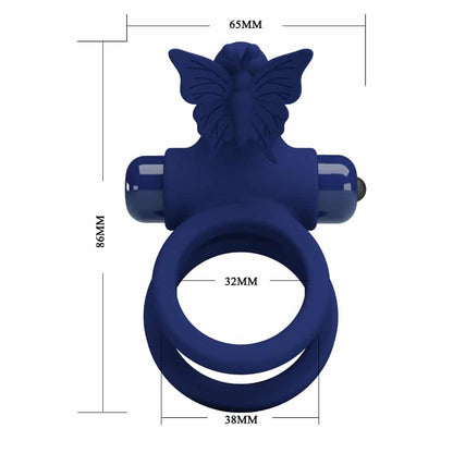 Pretty Love Jamele Powerful Ring Blue - Hashtag Desire