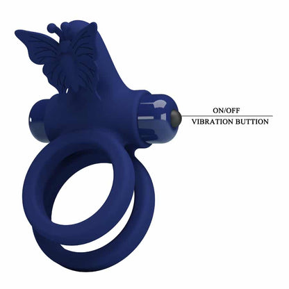 Pretty Love Jamele Powerful Ring Blue - Hashtag Desire