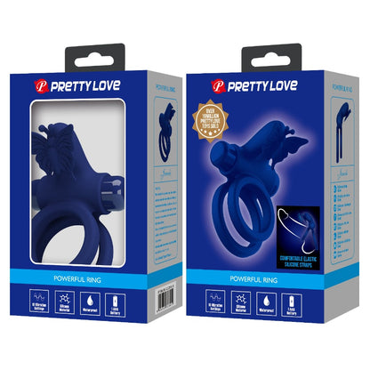Pretty Love Jamele Powerful Ring Blue - Hashtag Desire