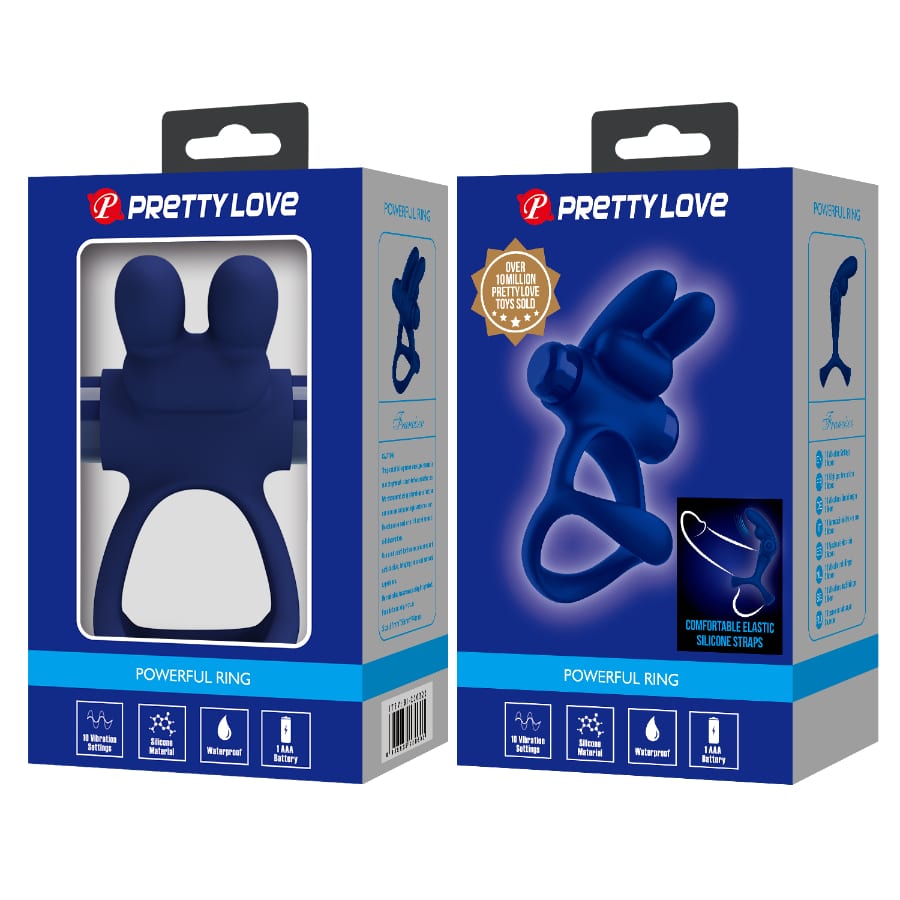 Pretty Love Francisco Powerful Ring Blue - Hashtag Desire
