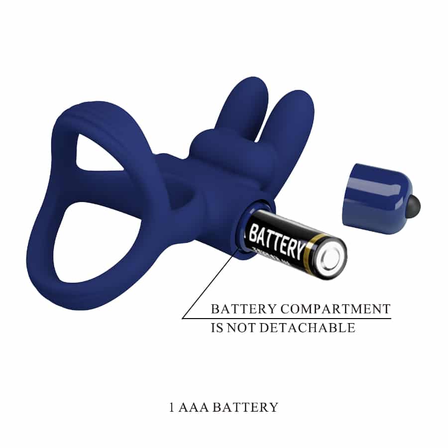 Pretty Love Luchito Powerful Ring Blue - Hashtag Desire