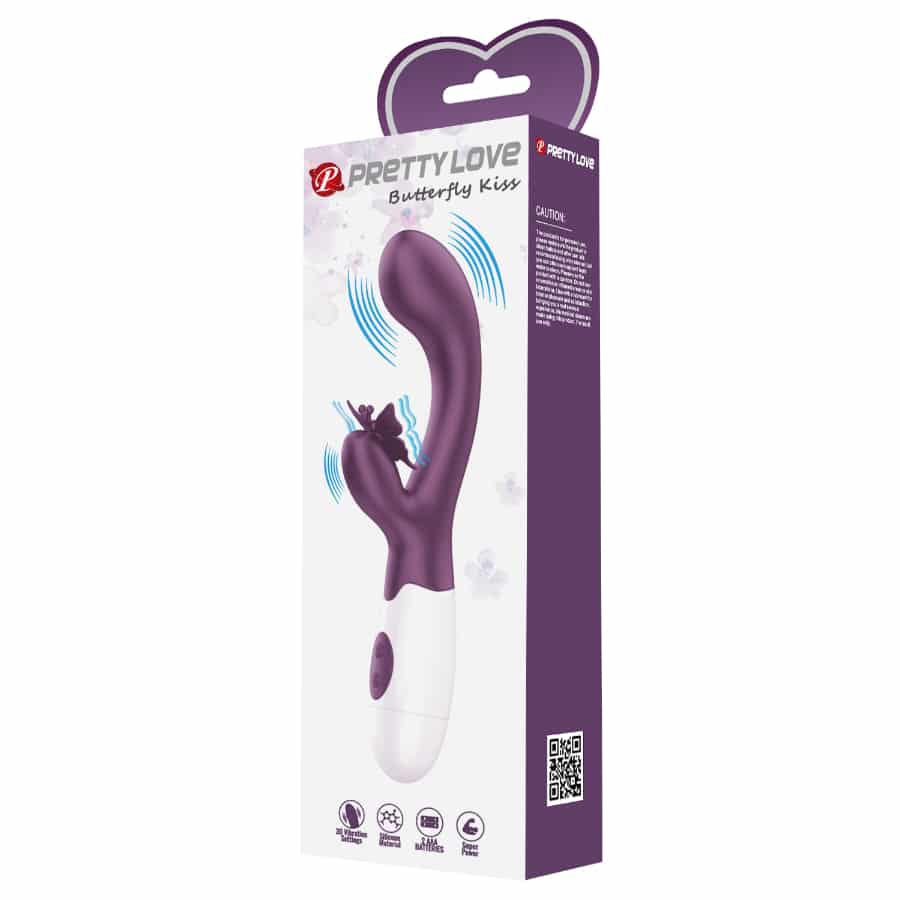 Pretty Love Butterfly Kiss Purple - Hashtag Desire