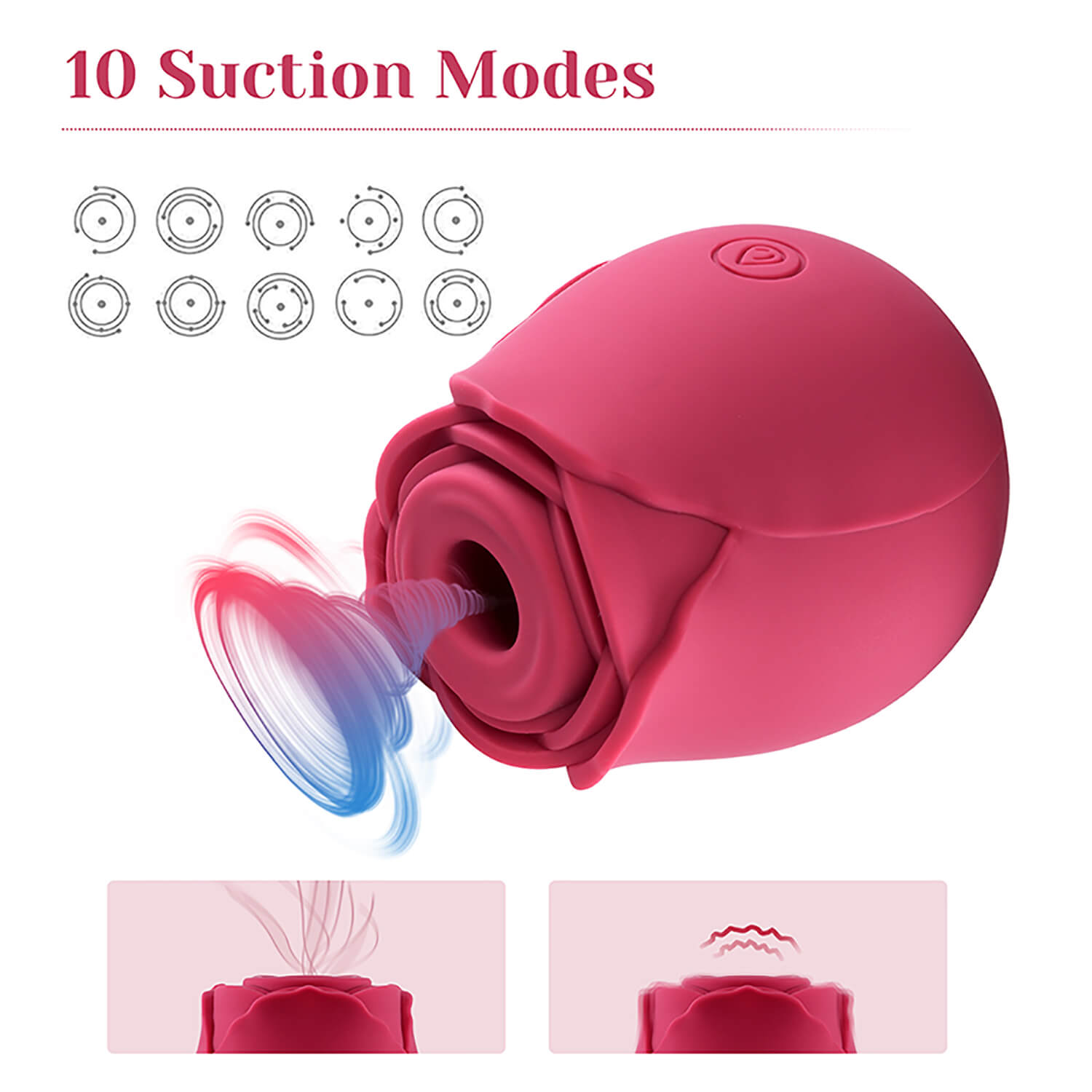 Wonderland Rosey Rechargeable Red - Hashtag Desire