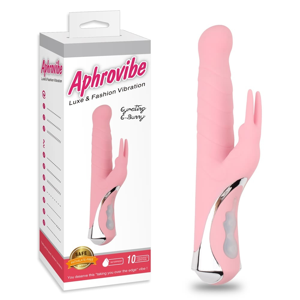 Aphrovibe Gyrating G-Bunny Rechargeable Pink - Hashtag Desire