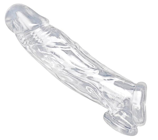 Realistic Clear Penis Enhancer + Ball Stretcher