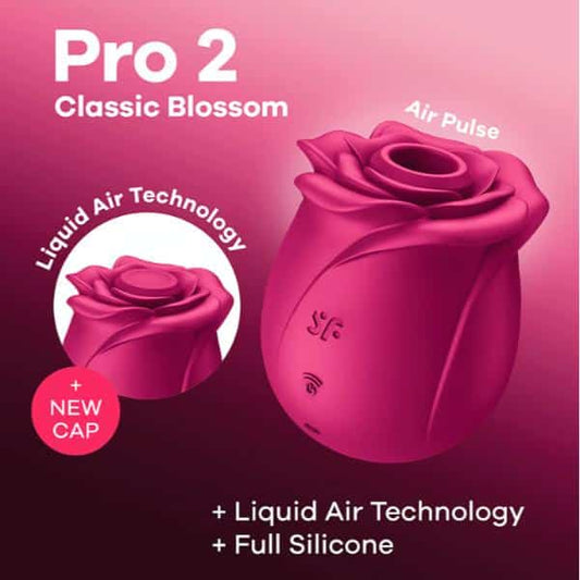 Satisfyer Pro 2 Classic Blossom Maroon