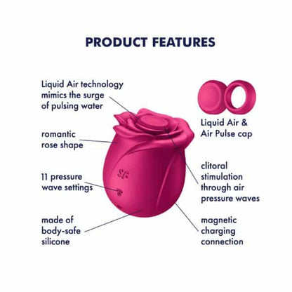 Satisfyer Pro 2 Classic Blossom Maroon