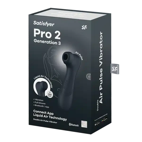 Satisfyer Pro 2 Generation 3 Black - Bluetooth/App - Hashtag Desire